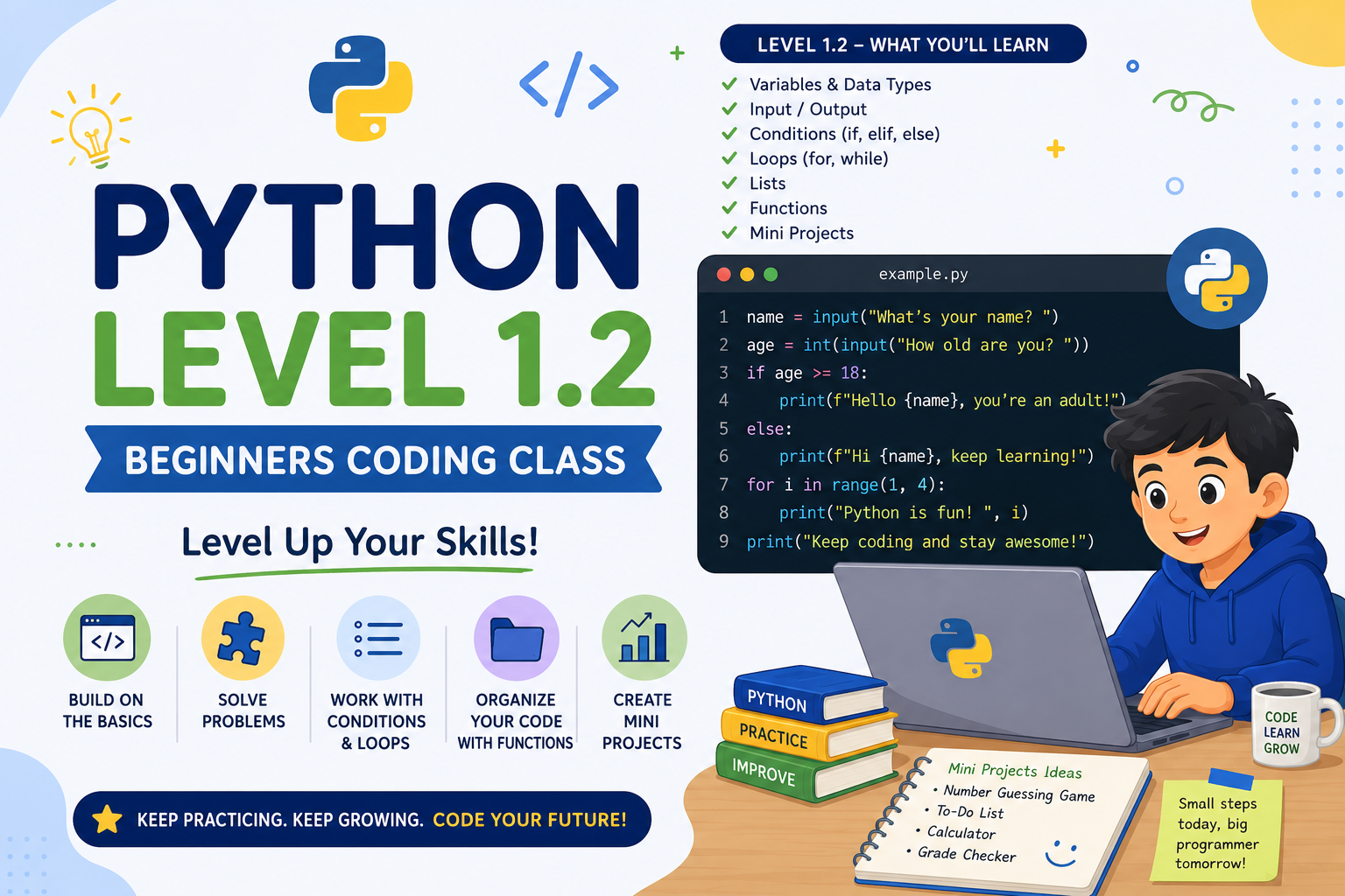 Python level 1.2 for beginners